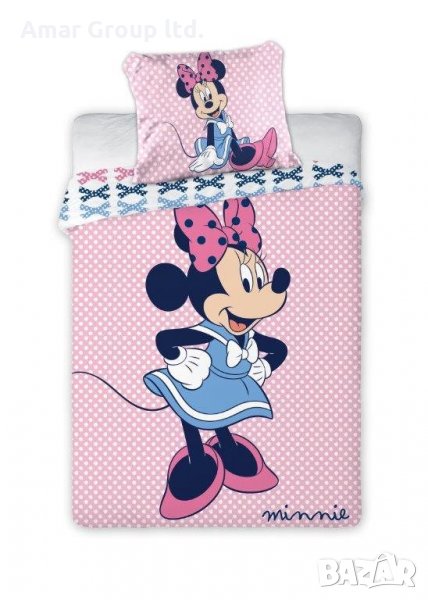 Детски Спален комплект Minnie Mouse 100X135 см, снимка 1