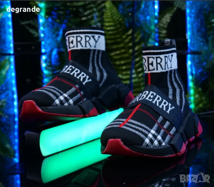 Маратонки Burberry цвят черно 36 37 38 39 40 41 42 , снимка 1