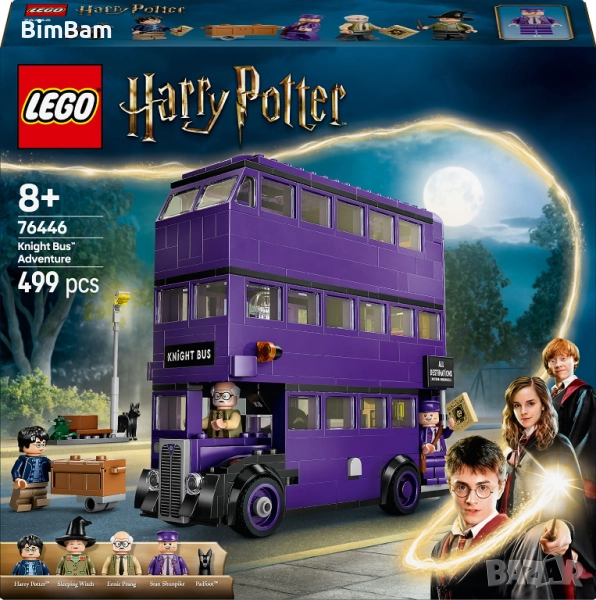 Конструктор LEGO® Harry Potter 76446 - Приключение с автобуса „Среднощния рицар“ / 499 части, снимка 1