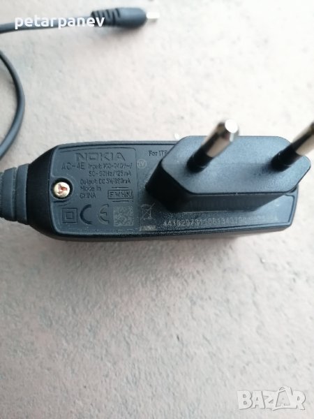 Зарядно за Nokia AC 4Е - отлично състояние, снимка 1