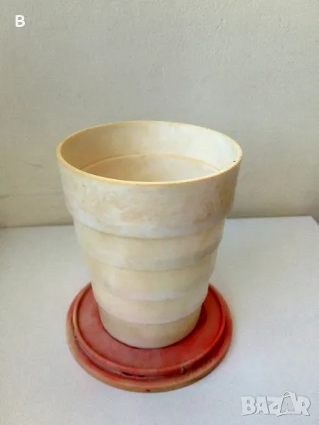 Туристическа сгъваемата чаша от социализма , снимка 1