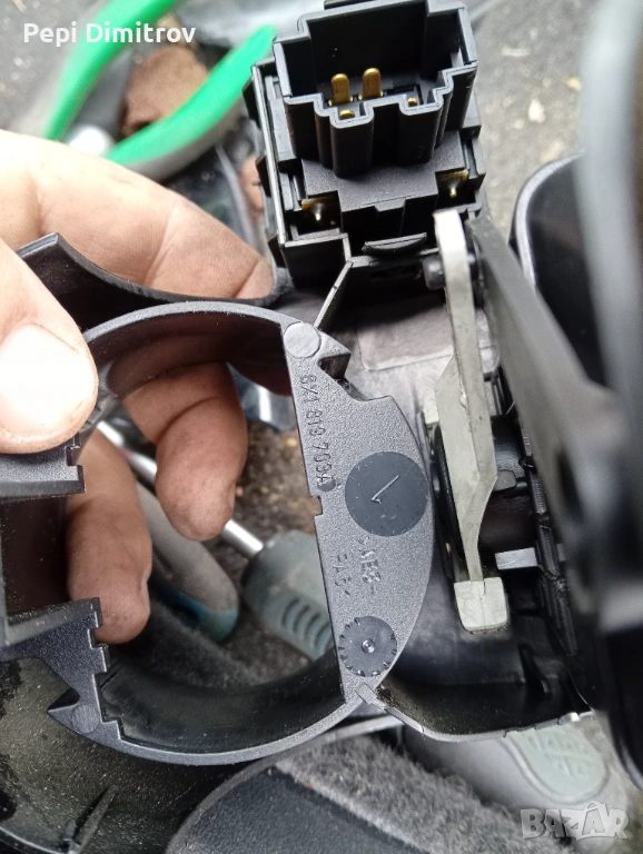 Ляв въздоховод духалка Volkswagen Polo 6X1819703A 2000 г, снимка 1