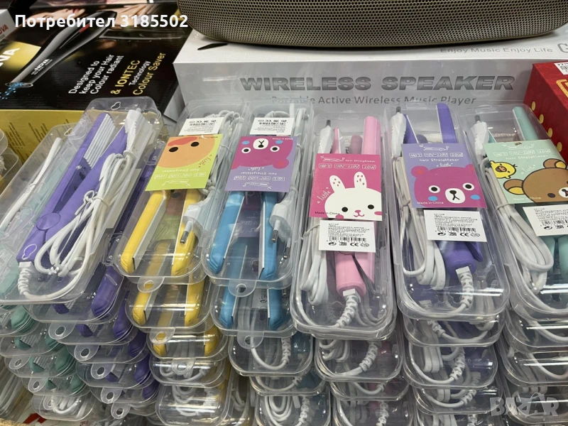 Преса за коса - А) С вафлички или Б) За изправяне. Керамични плочи., снимка 1