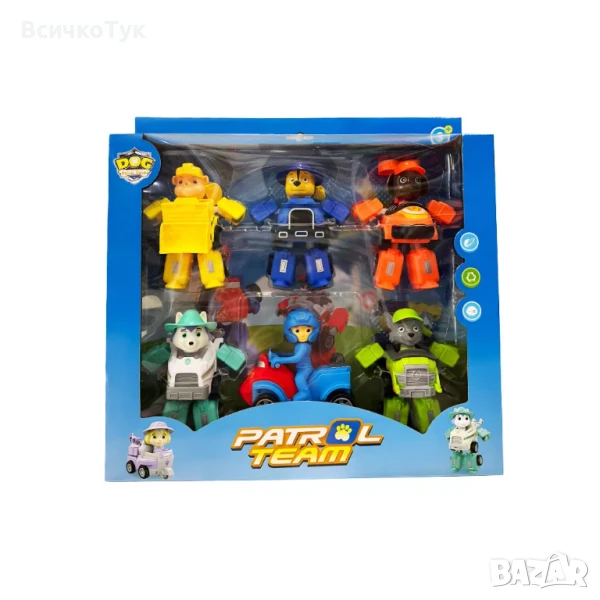 ✨Детски трансформери Кученца - Роботи, снимка 1