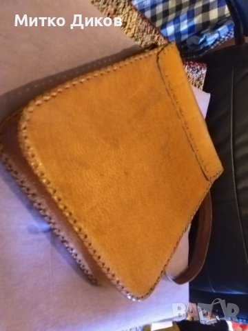 Женска чанта естествена кожа 280х250х65мм №15, снимка 7 - Чанти - 43186142