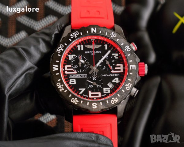 Мъжки часовник Breitling Endurance Pro Red с кварцов механизъм