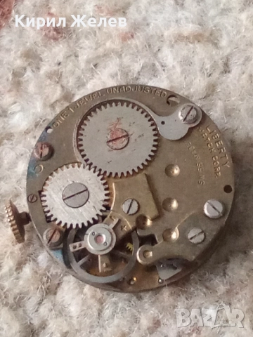 Механизъм с циферблат от стар ръчен часовник 52105, снимка 8 - Мъжки - 52270429