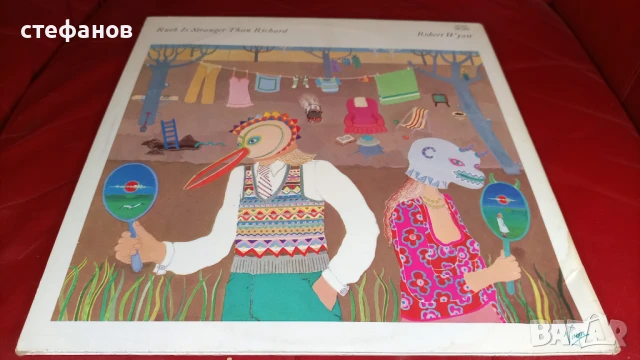 Двоен албум, грамофонни плочи на ROBERT WYATT „rock bottom”, Франция