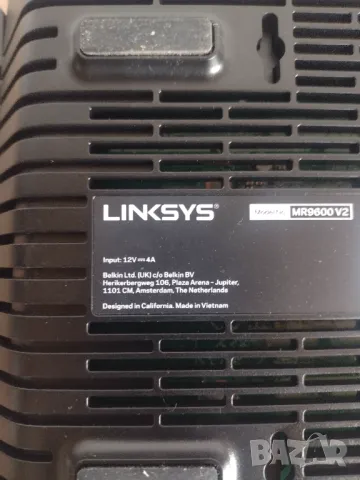 Linksys MR9600 v2 AX6000 Wi-Fi 6 (802.11AX) Рутер, снимка 7 - Рутери - 50173756