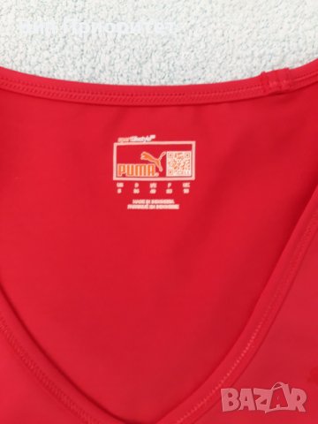 PUMA- МАРКОВА спортна тениска къс ръкав, наситено розово , стегнато трико, луксозен спортен бранд, снимка 10 - Спортни екипи - 37249853