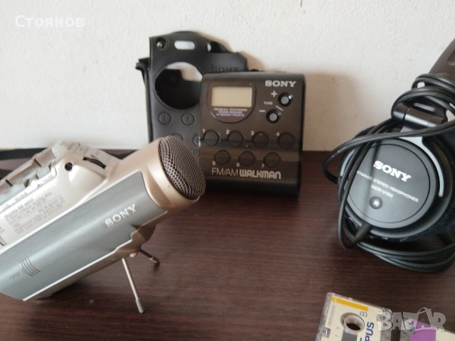 Диктофон SONY M-100MC,OLYMPYS Pearlcoder S930,WALKMAN SONY SRF-M40W, снимка 3 - Микрофони - 50351696