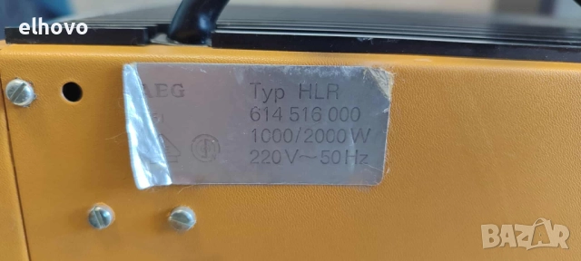 Вентилаторна печка AEG Typ HLR, снимка 4 - Отоплителни печки - 51830120