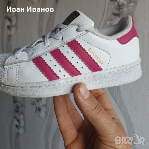 adidas Originals Infant Superstar Foundation  номер 29,5-30, снимка 11 - Детски маратонки - 40231737