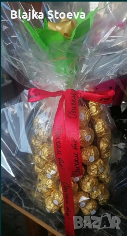 ананас от бонбони и бутилки вино, снимка 2 - Други услуги - 51844925