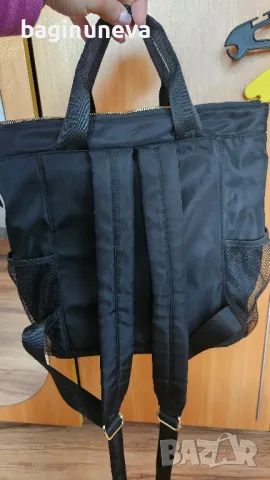 Нова дамска черна чанта Steve Madden, снимка 4 - Чанти - 50111332