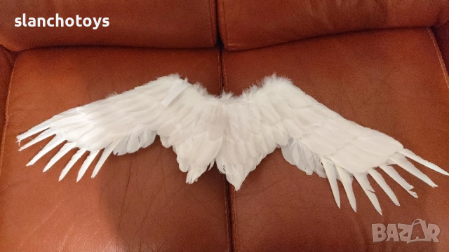 Ангелски крила ,бели, естествени пера.размер 45\35см.Черни,бели  и червени , снимка 8 - Други - 41539989