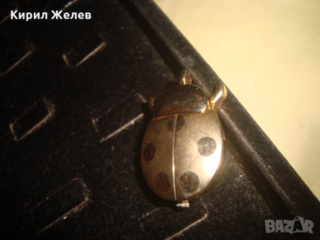 ПОЗЛАТЕНА БРОНЗОВА КАЛИНКА - ЧАСОВНИК АРТ МЕДАЛЬОН МНОГО КРАСИВ 21911, снимка 3 - Дамски - 32776885