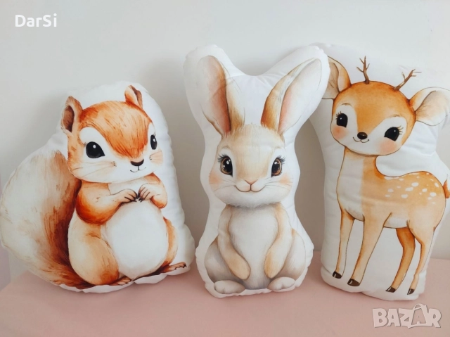 Детски възглавници за гушкане и игра, снимка 5 - Спално бельо и завивки - 52320504