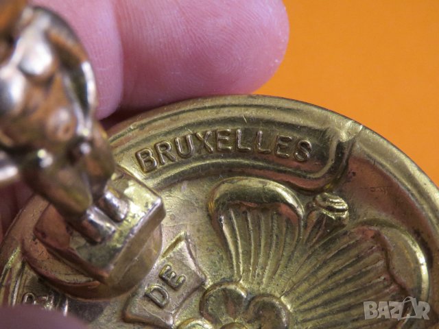 пепелник, стар, бронзов - Брюкселското пикаещо момченце - момчето спасило града - оригинал Брюксел., снимка 4 - Антикварни и старинни предмети - 37536539