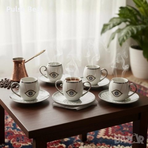 Еспресо машина MUHLER + Луксозен порцеланов сервиз - Екстравагантен комплект 2 в 1, снимка 7 - Кафемашини - 52327091