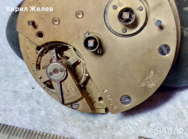 Tho-s RUSSELL & SON LIVERPOOL МЕХАНИЗЪМ от СТАР ВИКТОРИАНСКИ ДЖОБЕН ЧАСОВНИК ЗДРАВ БАЛАНС 75041, снимка 10 - Антикварни и старинни предмети - 48623042