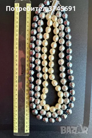 Разкошна перлена огърлица, снимка 2 - Колиета, медальони, синджири - 50217800