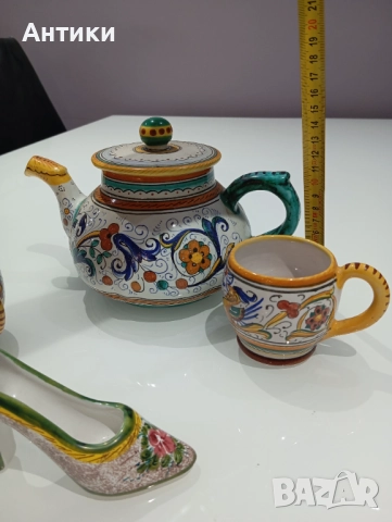 Керамичен италиански лот маркиран , снимка 5 - Сервизи - 52528024