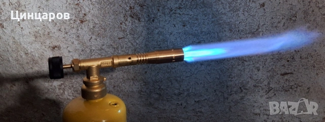 Горелка с флакон мап газ 400гр., темп. над 2100°C. Топене, спояване, подгрев , снимка 6 - Други машини и части - 53563777