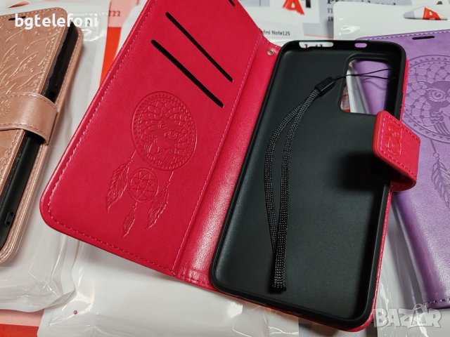 Xiaomi Redmi Note 12S 4G цветен тефтер със силиконово легло, снимка 7 - Калъфи, кейсове - 43274468