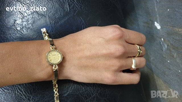 Златни дамски часовници  GENEVE - Au585-14K, снимка 4 - Дамски - 38142322