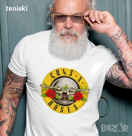  Мъжка тениска Guns N' Roses 7 модела всички размери, снимка 8 - Тениски - 28655536