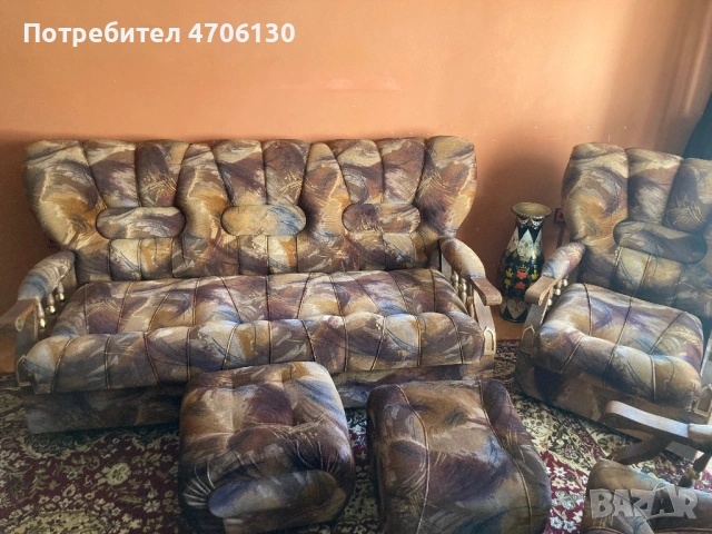Холова гарнитура, снимка 2 - Дивани и мека мебел - 53064917