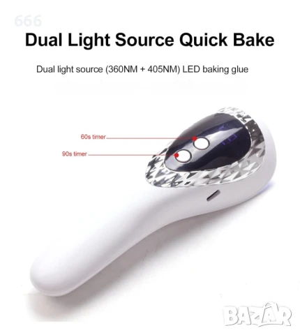 Лампа за сушене на нокти, снимка 5 - Соларни лампи - 51000818