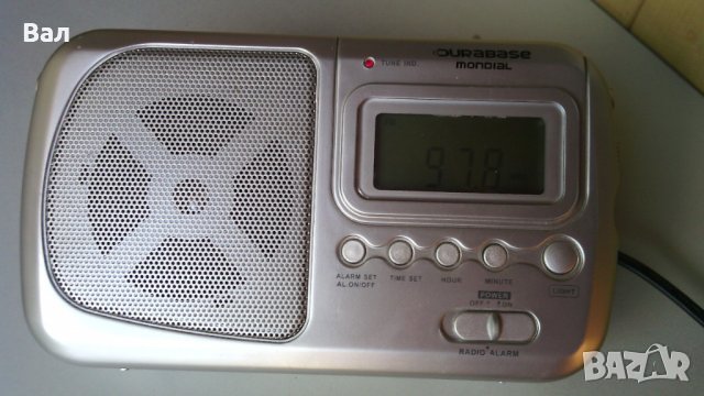 Радиочасовникаларма DURABASE, снимка 2 - Други стоки за дома - 39702989