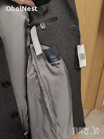 Мъжко палто MANGO WOOL BLEND (ново, с етикети), снимка 8 - Палта - 52410434