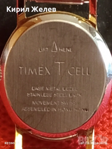 Модерен дамски часовник TIMEX QUARTZ позлатен за КОЛЕКЦИЯ 52858, снимка 5 - Антикварни и старинни предмети - 53390195