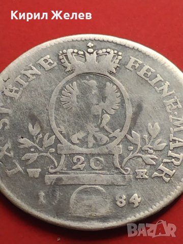 Сребърна монета 20 кройцера 1784г. Кристиан Юредерик Карл Алехсандър 29768, снимка 11 - Нумизматика и бонистика - 42984788