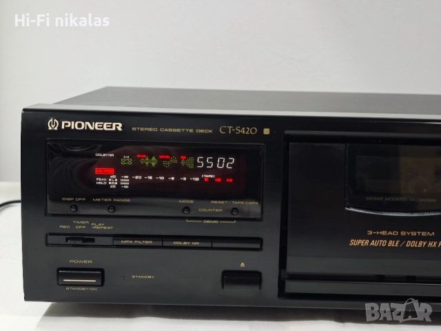 стерео касетъчен дек PIONEER CT-S420, снимка 2 - Декове - 52016834