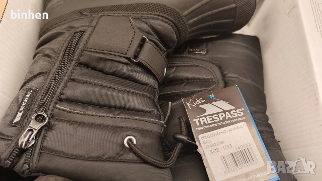 Детски зимни ботуши Trepass 33 номер, снимка 9 - Детски боти и ботуши - 52576659