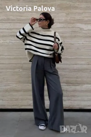 Блуза/суитчър райе ELISABETH BY LIZ CLAIBORNE , снимка 4 - Блузи с дълъг ръкав и пуловери - 49379671