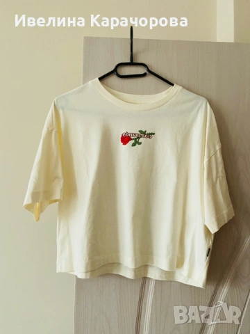 Дамска тениска Converse, снимка 2 - Тениски - 53225412