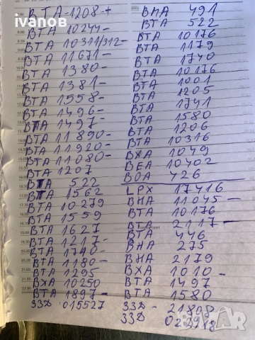 грамофонни плочи по номера , снимка 2 - Грамофонни плочи - 52179595