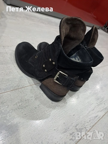 Дамски боти естествена кожа , снимка 2 - Дамски боти - 53404404