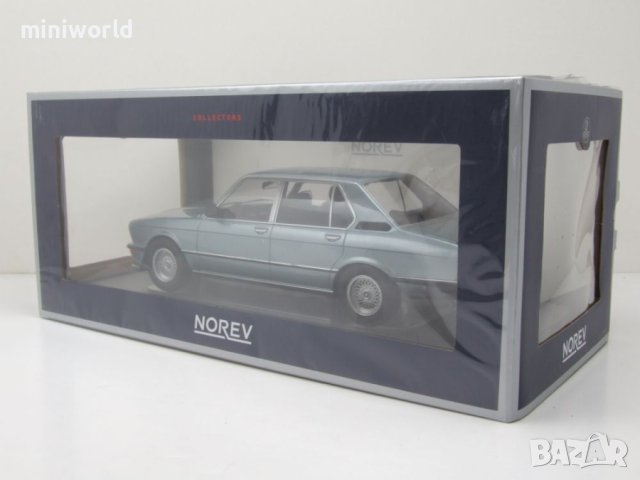 BMW M535i E12 1980 - мащаб 1:18 на Norev моделът е нов в кутия, снимка 9 - Колекции - 43115755