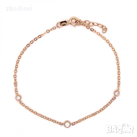 Златна дамска гривна 1,71гр. 19,0см. 14кр. проба:585 модел:33711-4, снимка 1