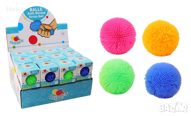 FLYPOP'S - Антистрес топка таралеж, снимка 2 - Образователни игри - 50727293