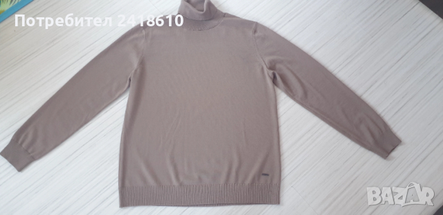 JOOP! Extrafine Merino Knit Mens Size L НОВО! ОРИГИНАЛ! Mъжки Поло Пуловер, снимка 13 - Пуловери - 52919062