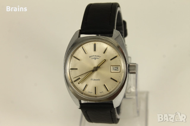 1960's ROTARY Швейцарски ръчен Часовник 17 Jewels