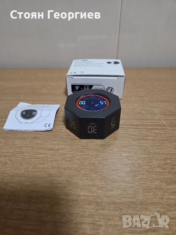 Куб таймер, въртящ се Pomodoro таймер, продуктивност на бюрото, с G сензор за задачи, снимка 2 - Друга електроника - 53420859