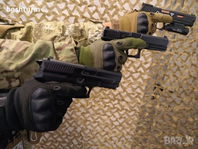 Немски Тактически Ръкавици TP1 Anton Blöchl – Подсилени (Черен/Койот/Олива), снимка 3 - Ръкавици - 53419688